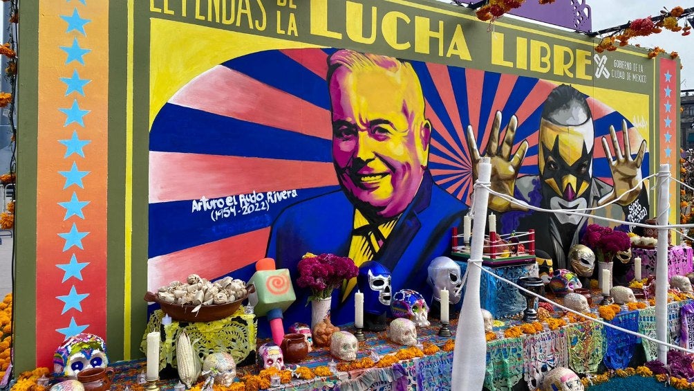 Ofrenda a Leyendas de la Lucha Libre