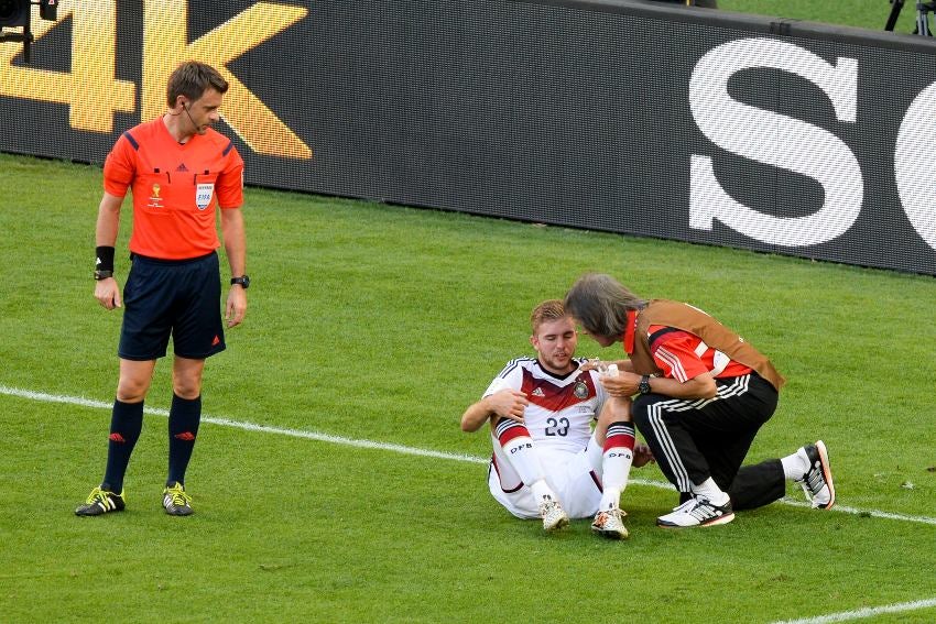 Conmoción de Kramer en el Mundial de 2014