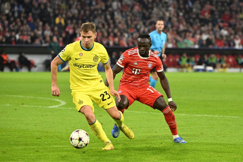 Sadio Mané durante un partido del Bayern Munich