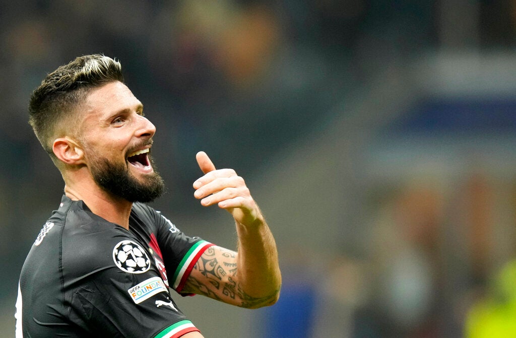 Oliver Giroud fue la figura del partido 