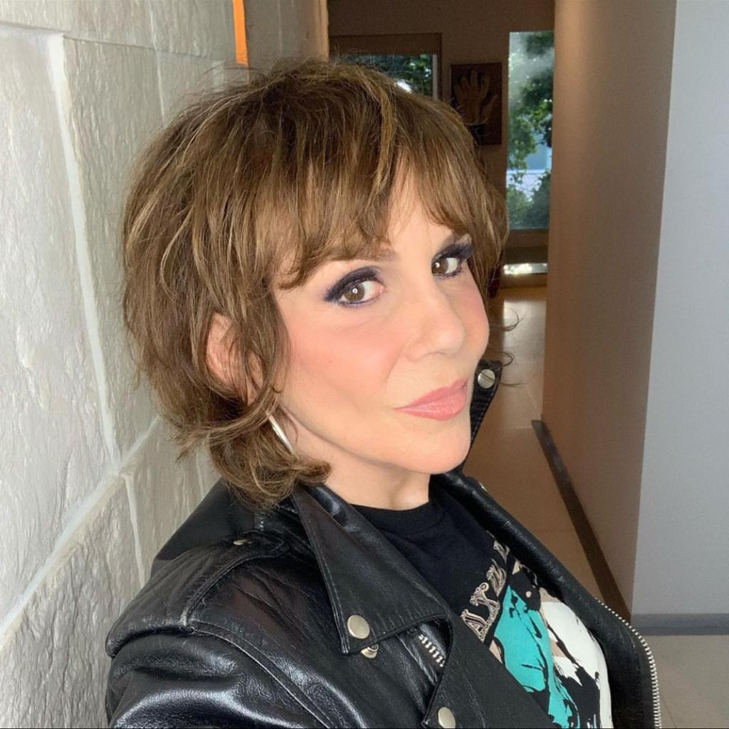 Rebecca se tomó una selfie