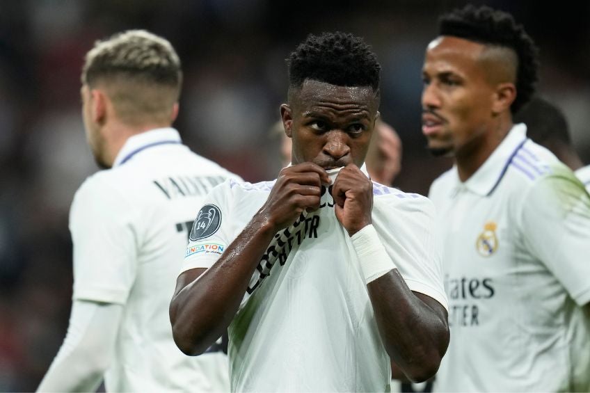 Vinicius Jr. festejando un gol