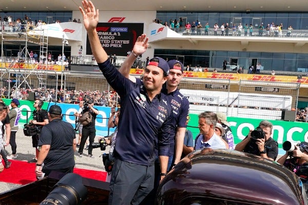 Checo y Max previo al GP de México