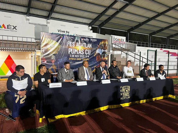 Conferencia de prensa de FES Acatlán VS Pumas CU