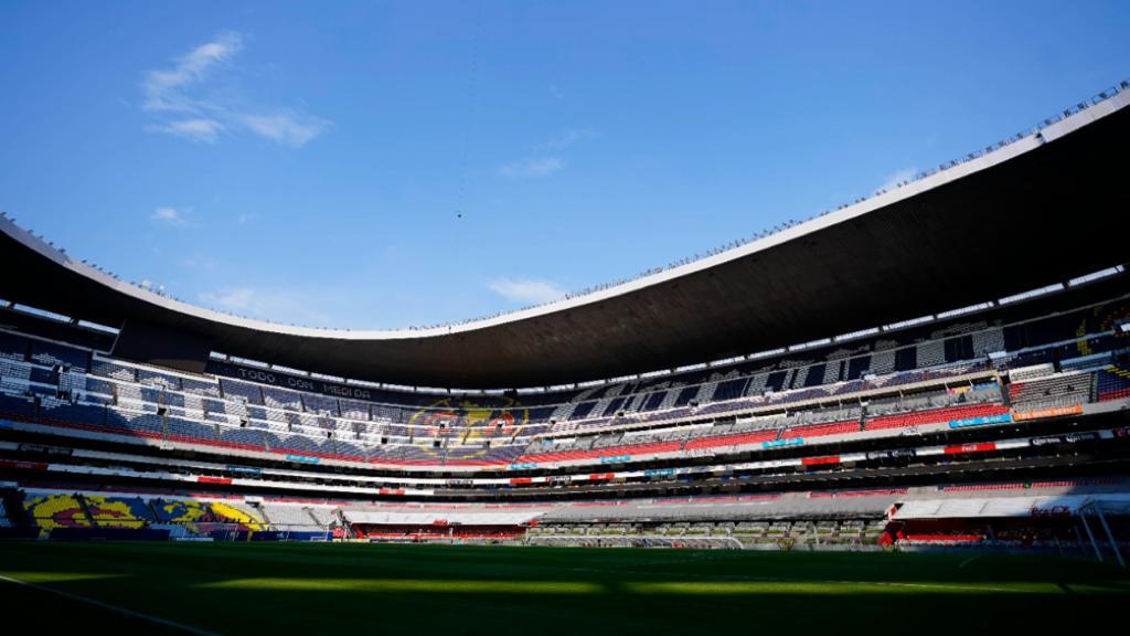 Estadio Azteca previo al Clásico 