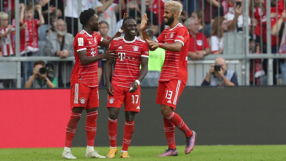 Sadio Mané celebra con el Bayern Munich