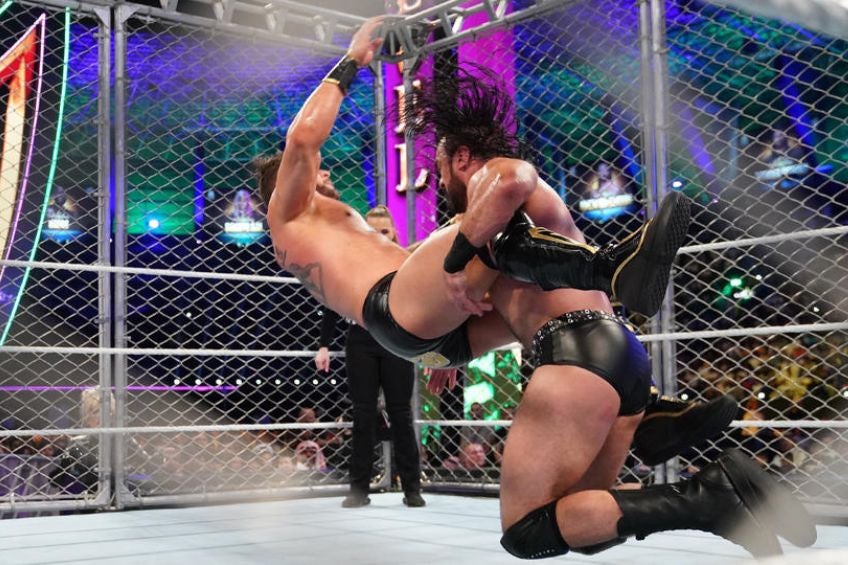 Drew McIntyre durante una lucha