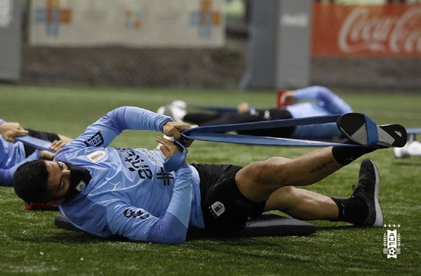 Entrenamiento de la selección uruguaya