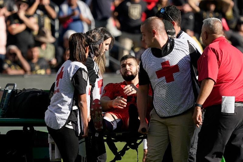 Maxime Crépeau tras su lesión