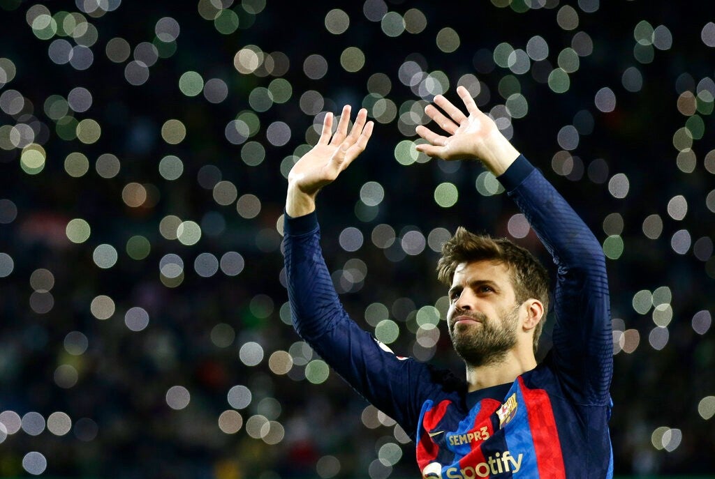 Piqué se despidió del futbol