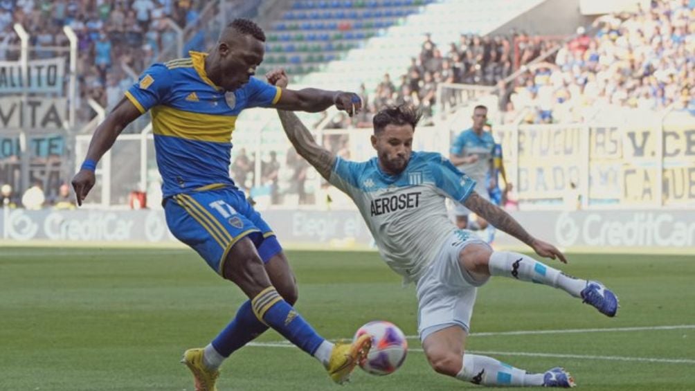 Boca y Racing en el encuentro