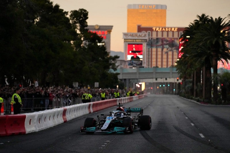 Evento en las Vegas para anunciar el GP de la F1