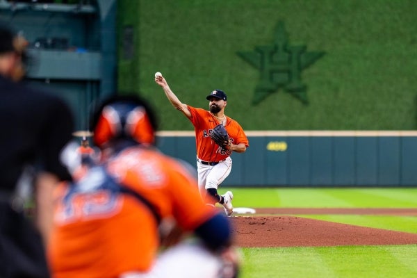 El lanzador de los Astros 