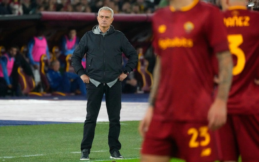 José Mourinho tras caer con la Roma