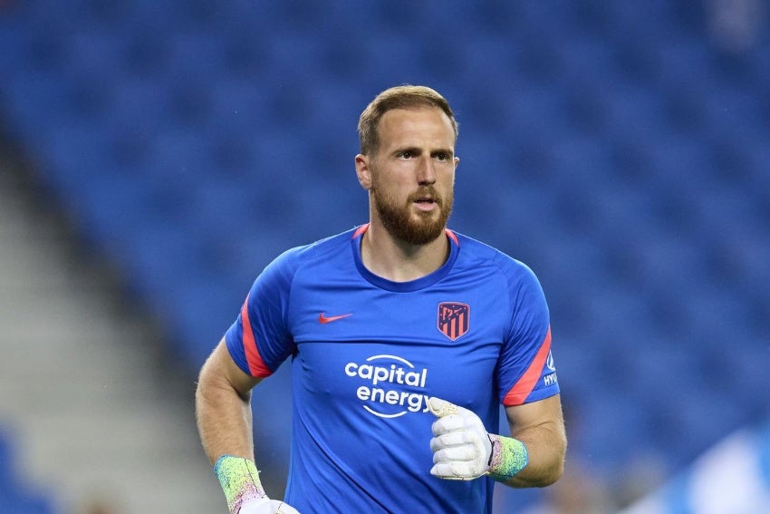 Jan Oblak en un partido del Atlético de Madrid