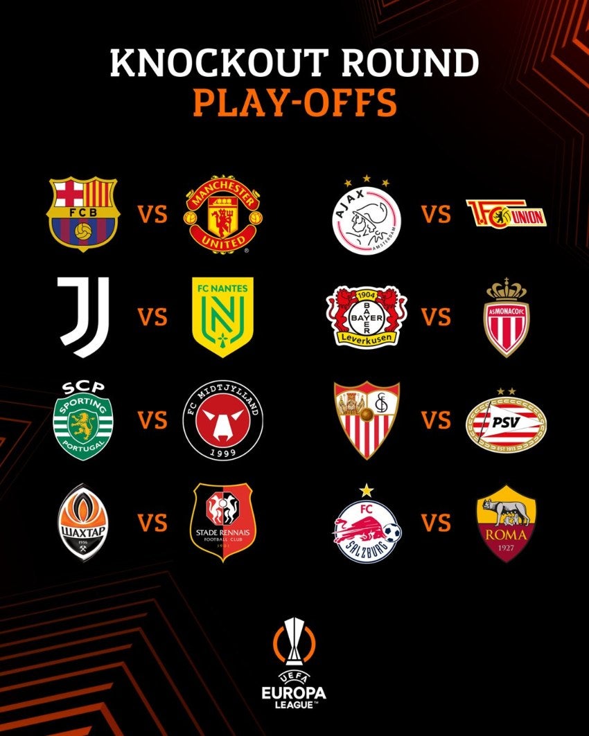 Duelos para los Playoffs de la Europa League