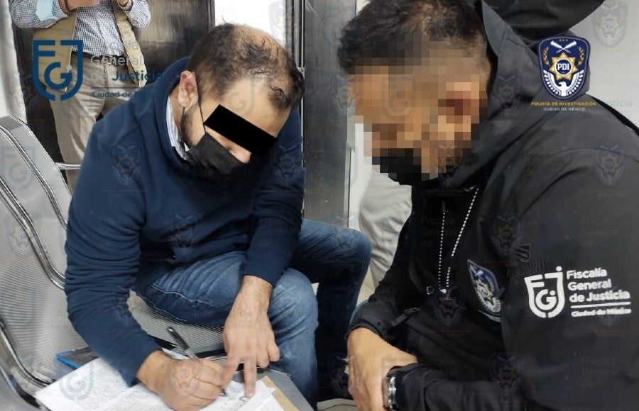 Rautel 'N' firmando su detención