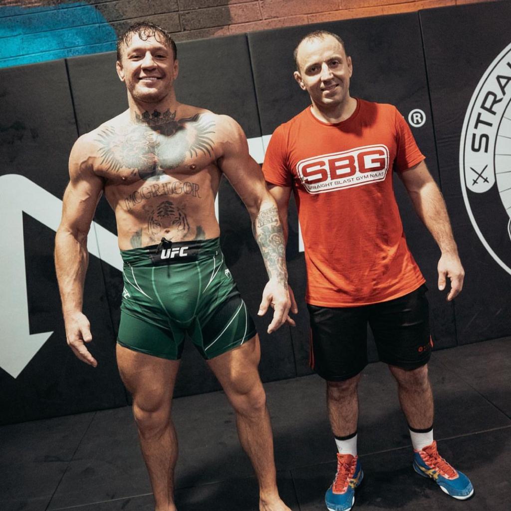 McGregor tras entrenar 