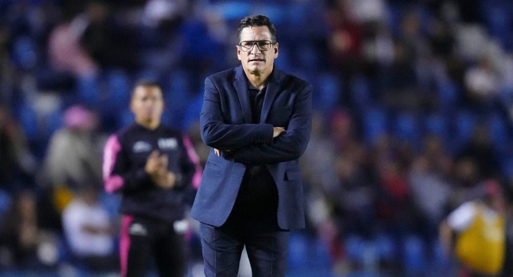 Mario García durante un partido del Atlante