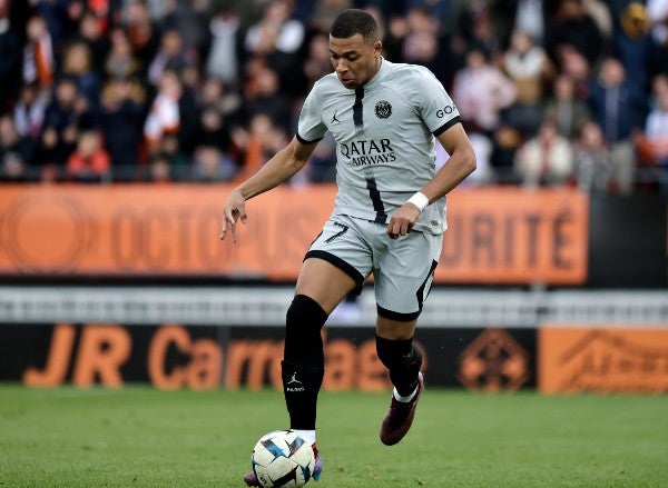 Kylian Mbappé con el PSG