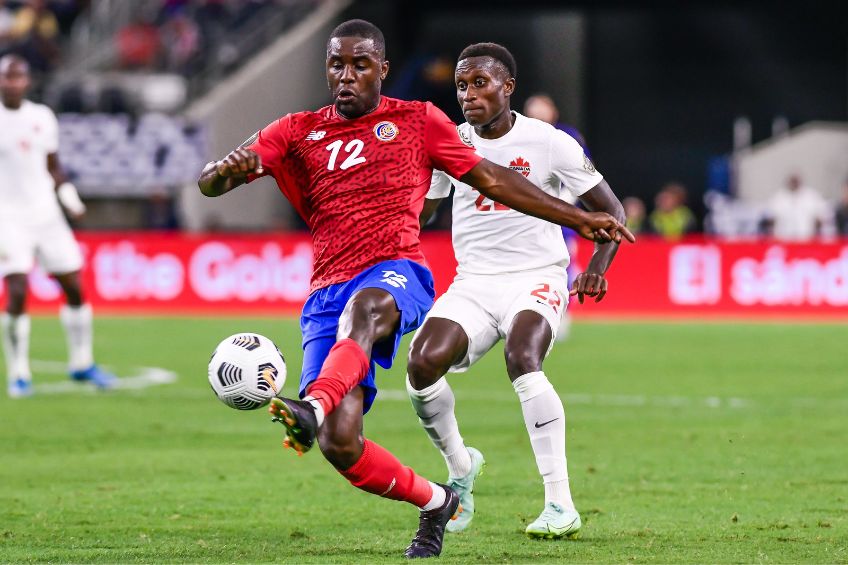 Joel Campbell durante un partido de Costa Rica