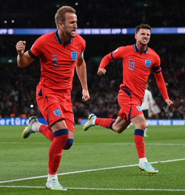 Jugadores de Inglaterra celebran