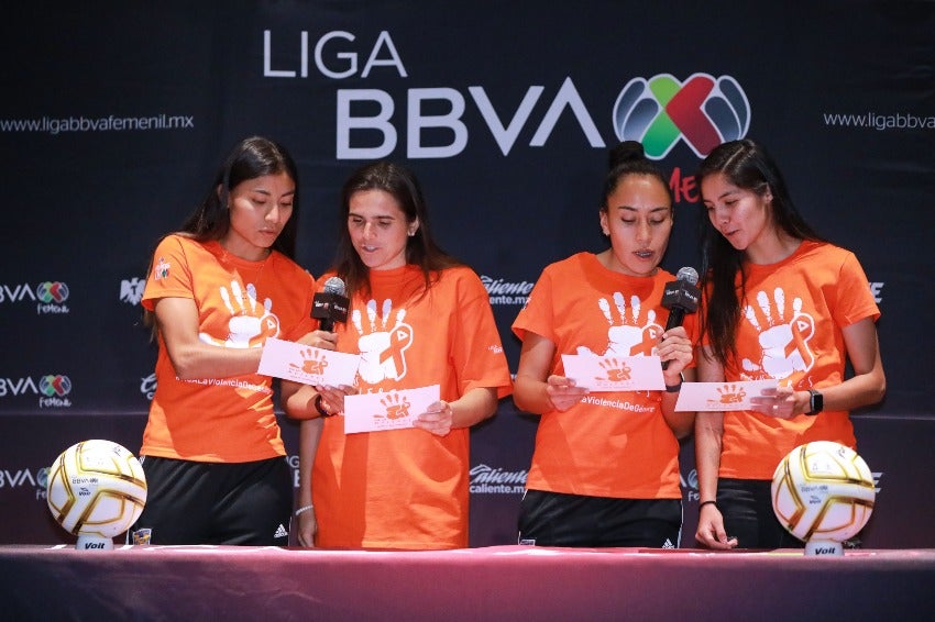 Campaña en contra de la violencia a la mujer de la Liga MX Femenil