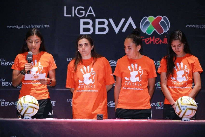 Campaña en contra de la violencia a la mujer de la Liga MX Femenil