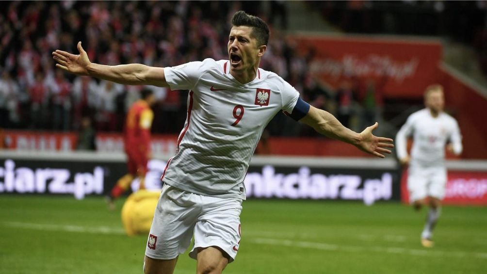 Lewandowski tras marcar gol