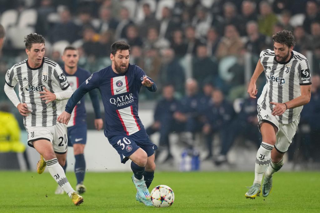 Messi en la Champions ante la Juve