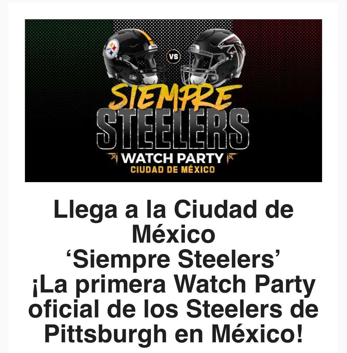 Steelers hold first international watch party - BVM Sports