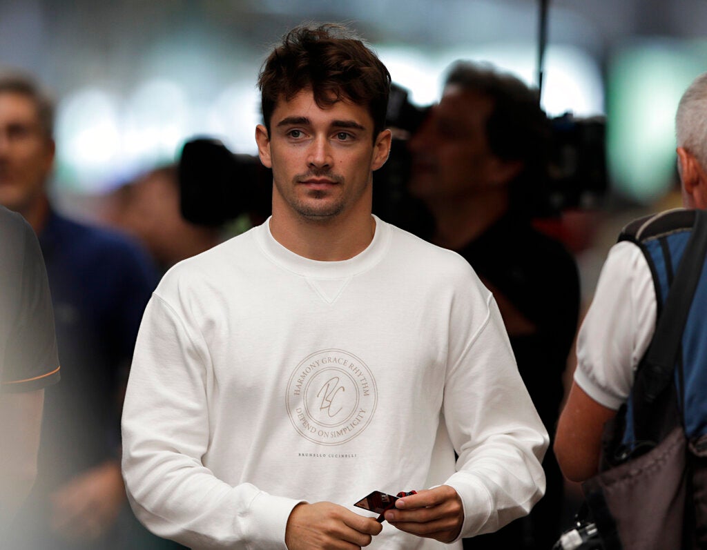 Leclerc, piloto de Ferrari 