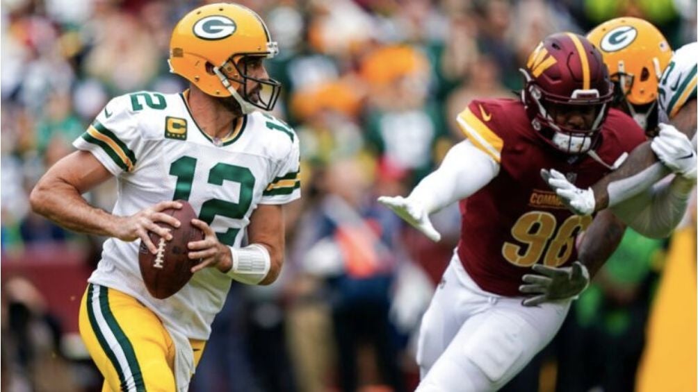 Packers en un juego ante Commanders