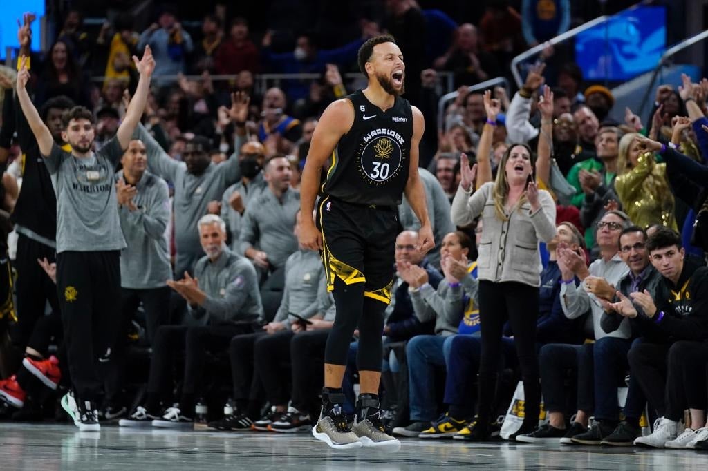 Stephen Curry en los Golden State Warriors