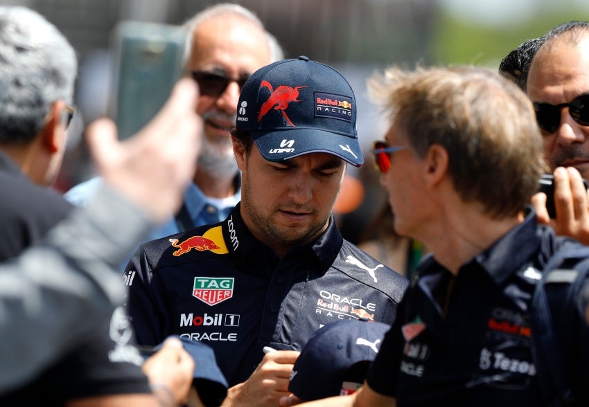 Checo Pérez en el GP de Brasil