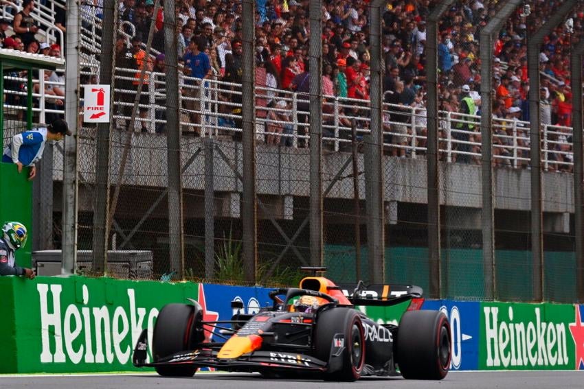 Verstappen en el GP de Brasil