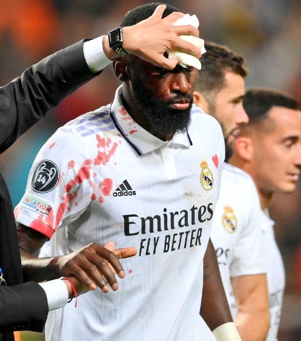 Antonio Rüdiger con el Real Madrid en Champions League