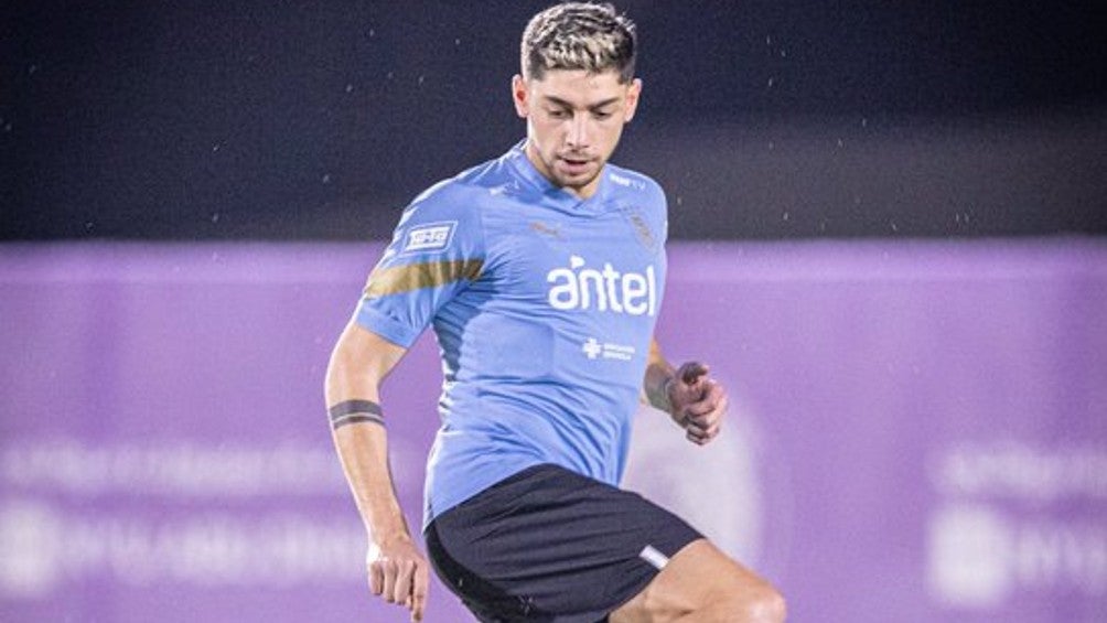 Federico Valverde con la Celeste