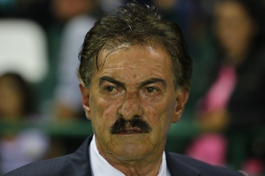 La Volpe en un partido