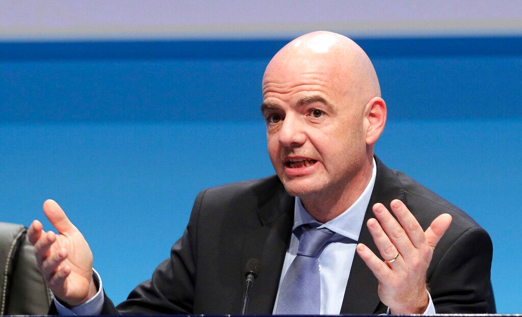 Gianni Infantino quiere un mundo en paz