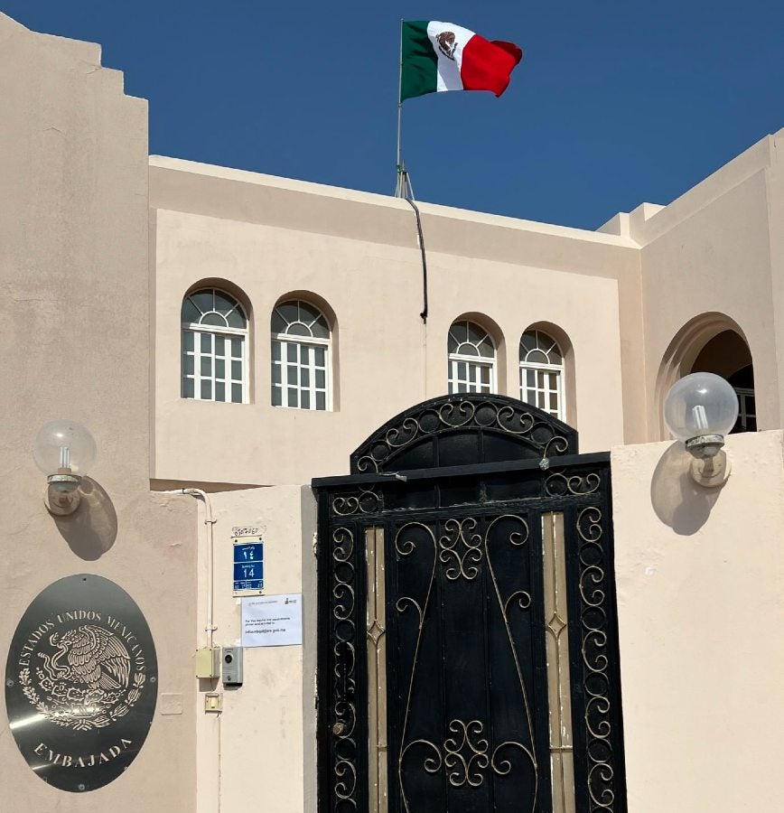 La embajada de México en Qatar