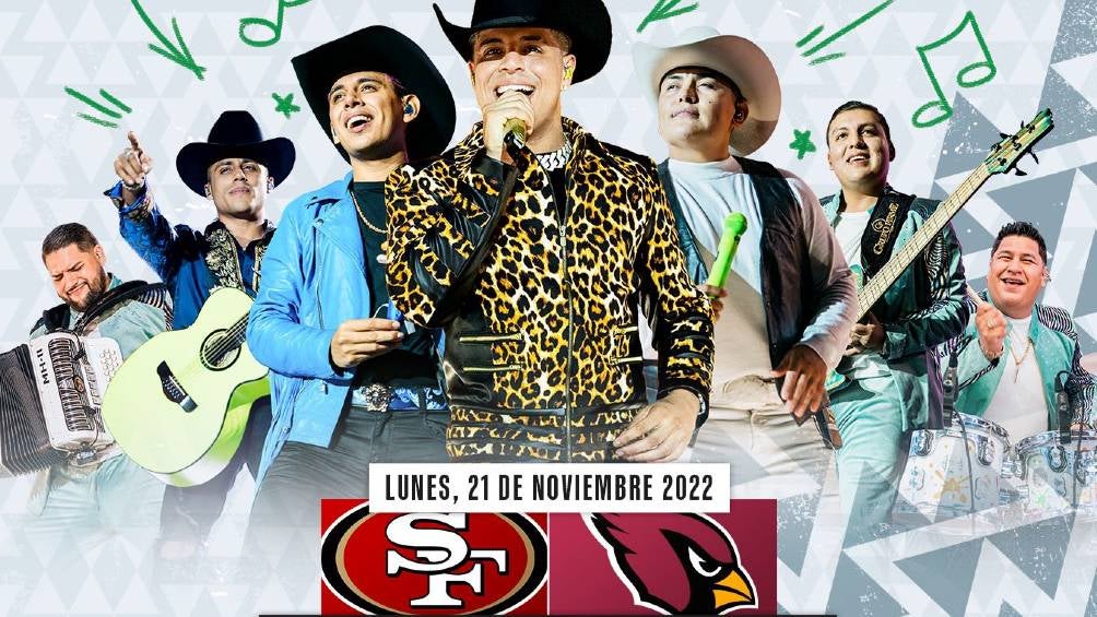 Grupo Firme, NFL, 49ers, Cardinals, Estadio Azteca… pura fiesta