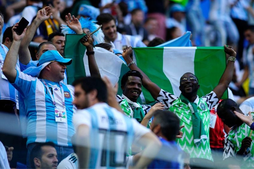 Aficionados durante un Mundial