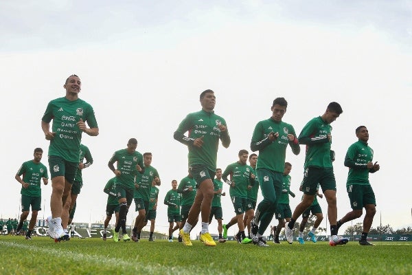 El Tri en entrenamiento 