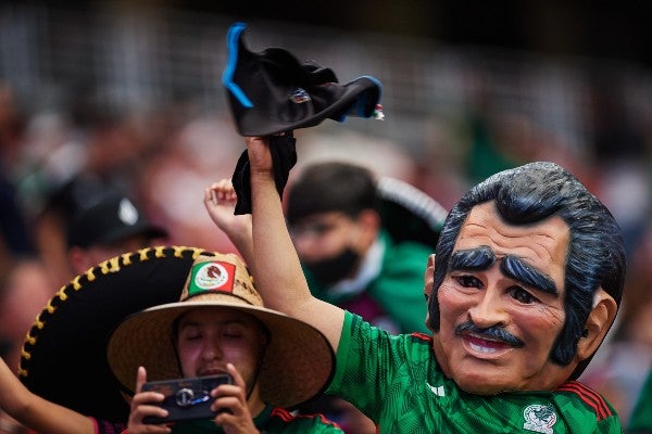 Afición de México durante partido