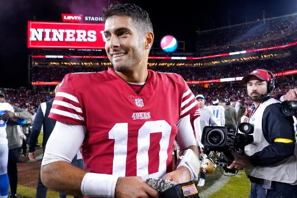 Jimmy G, QB de los 49ers