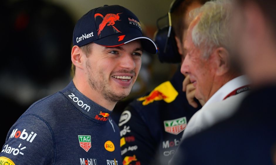 Verstappen en un GP de la F1