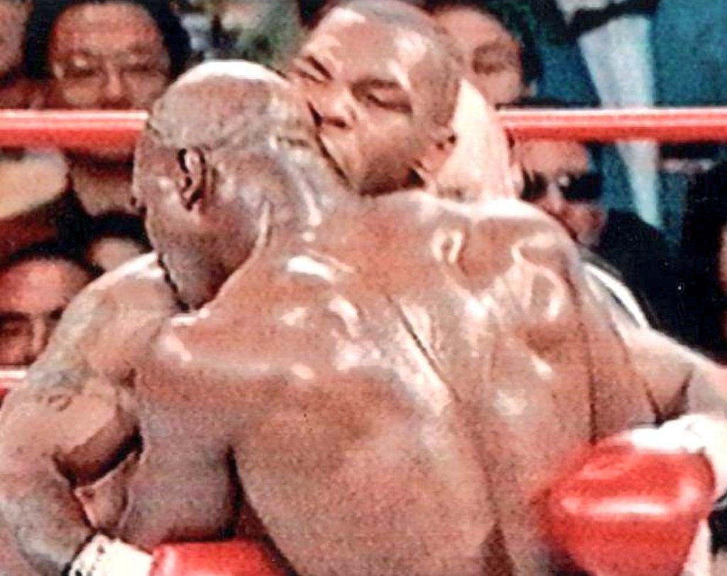 Mike Tyson y Evander Holyfield