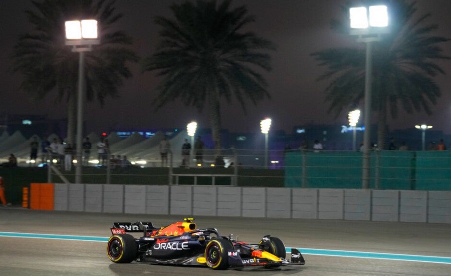 Checo en el circuito de Abu Dhabi