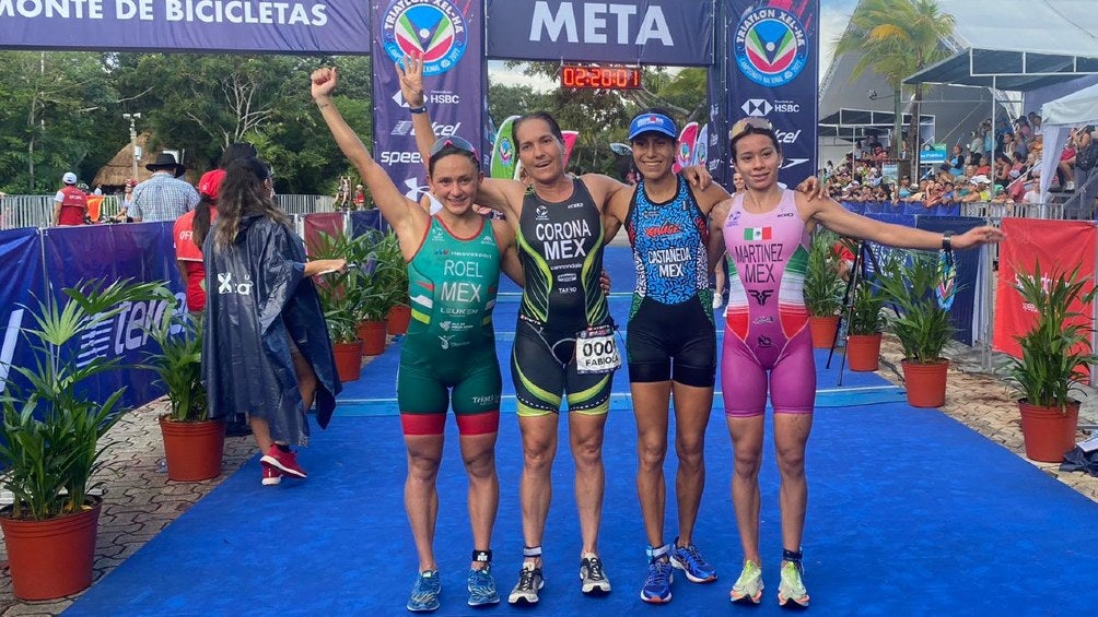 Fabiola Corona se retiró del Triatlón en Xel Ha